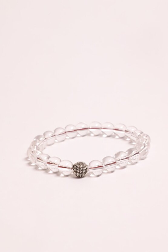 Kristal Kuvars Doğal Taşlı Bileklik