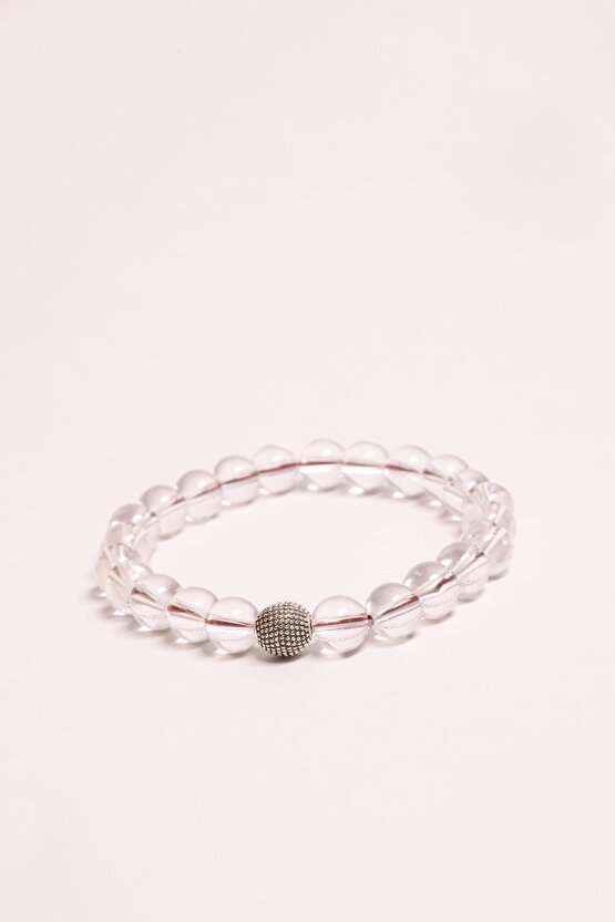 Kristal Kuvars Doğal Taşlı Bileklik