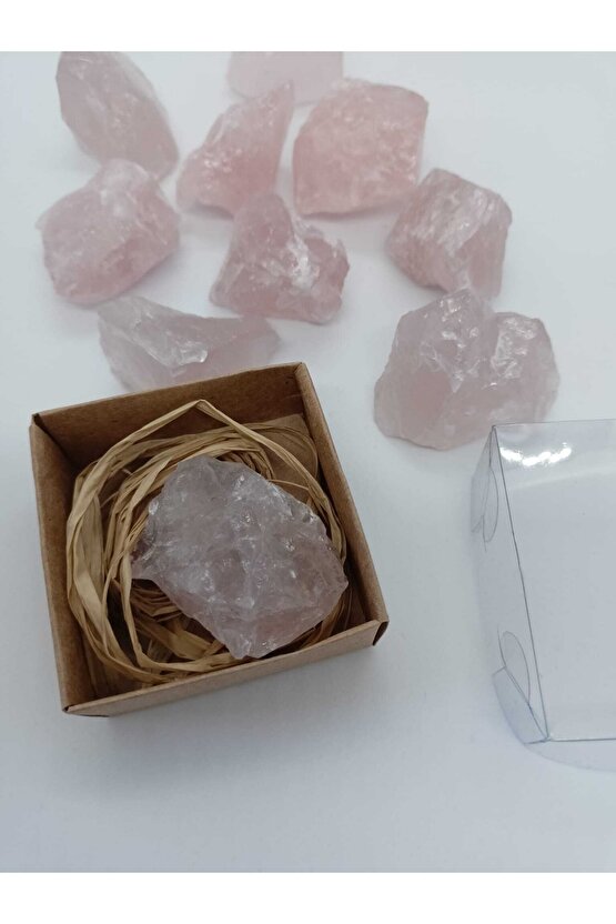 Parça Pembe Kuvars Taşı Biblo Parça Doğaltaş Biblo (40-60 Gr) Adet Fiyatıdır.