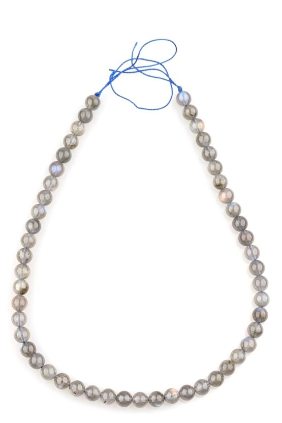 Labradorit Doğal Taş Dizi 6 Mm Küre Kesim