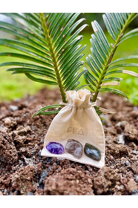 Uyku Seti Doğal Taş 3lü