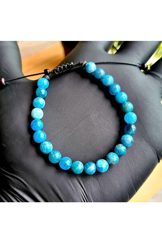 Apatit Doğal Taş Bileklik (EL YAPIMI TASARIM ÜRÜNLER)