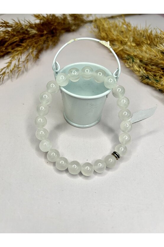 Selenit Taşı Bileklik-%100 Orijinal Ve Sertifikalı