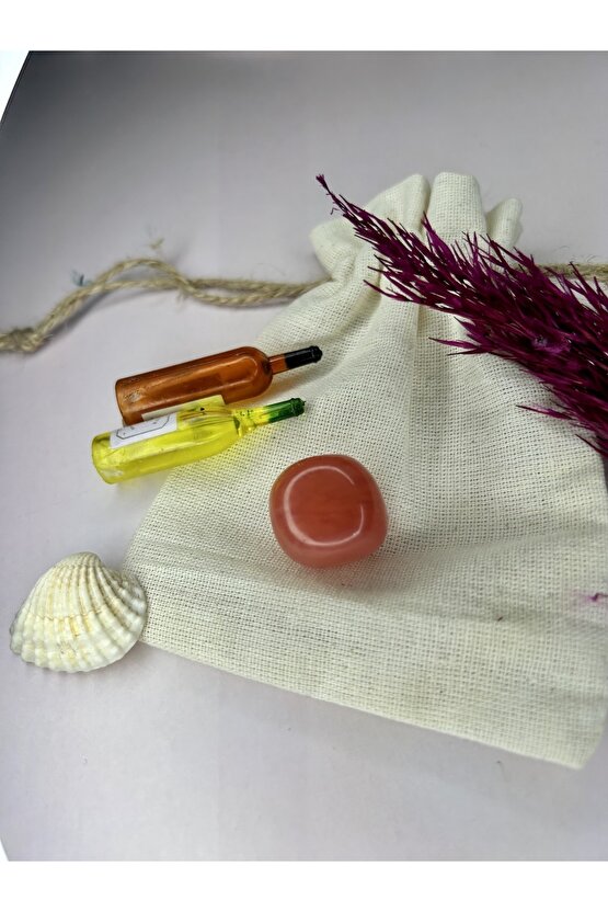 Turuncu Akik Doğal Taş-%100 Orijinal