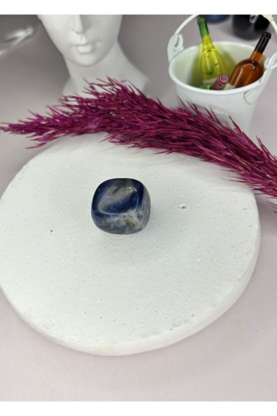 Sodalit Doğal Taş-%100 Orijinal Doğal Taş