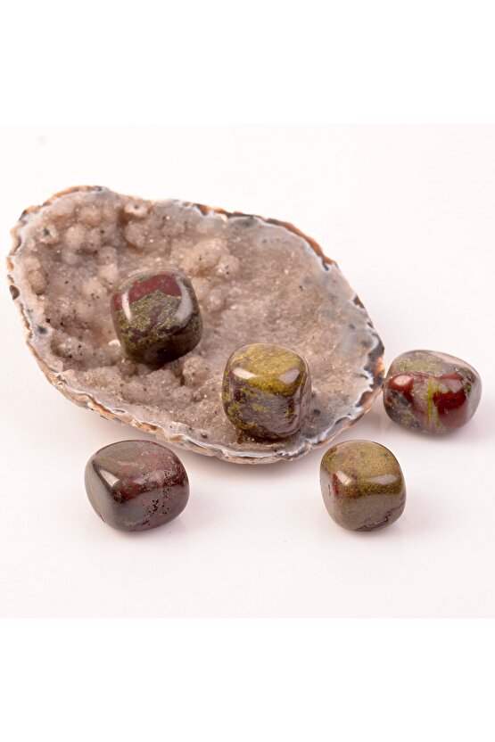 Doğal Dragon Jasper Taşı Kütle, Şifa ve Dekorasyon için ideal seçim