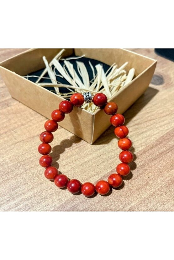 Mercan Taşı Doğaltaş Bileklik