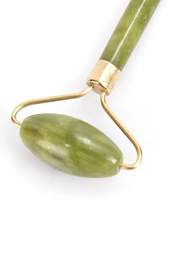 - %100 Doğal Yeşim Taşı- Face Roller - Cilt Masaj Bakım Ürünü