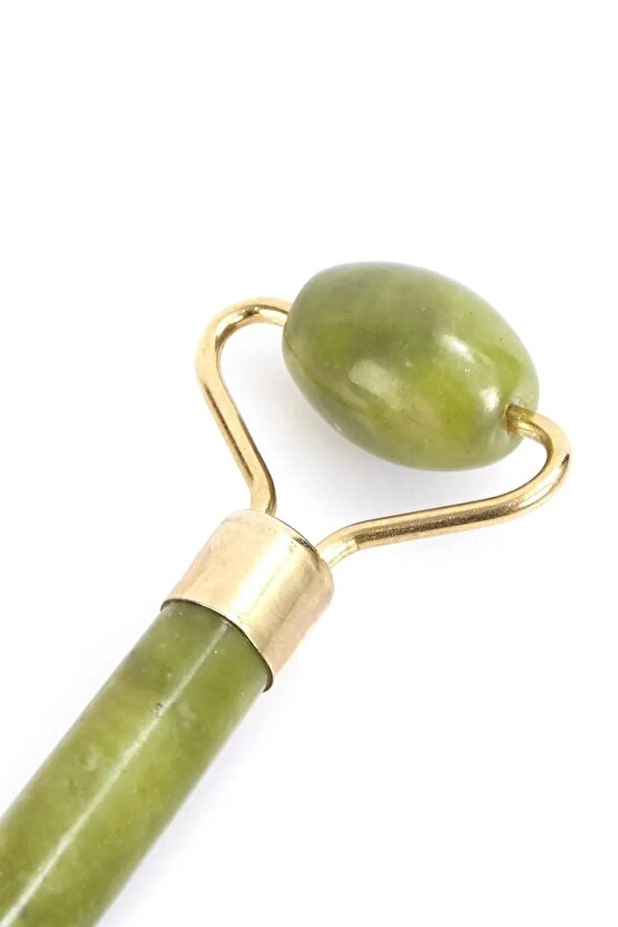 - %100 Doğal Yeşim Taşı- Face Roller - Cilt Masaj Bakım Ürünü