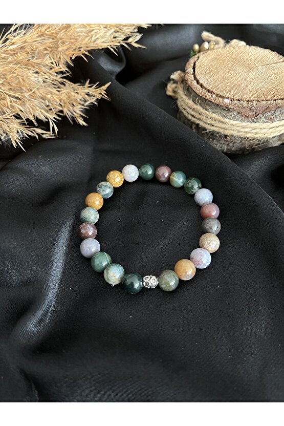 Hint Akik Doğal Taş Bileklik