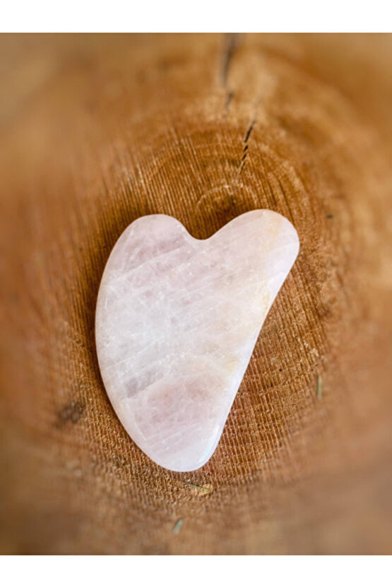 Kalp Guasha Yüz Masaj Aleti Doğal Taş YÜZ MASAJ