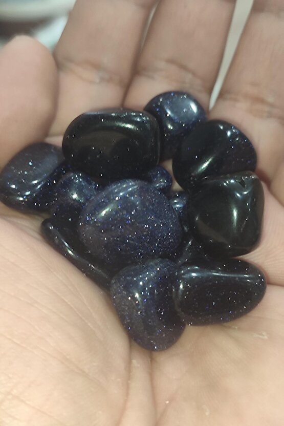 Lacivert Yıldız Taşı Tambur Parça 1 Adet