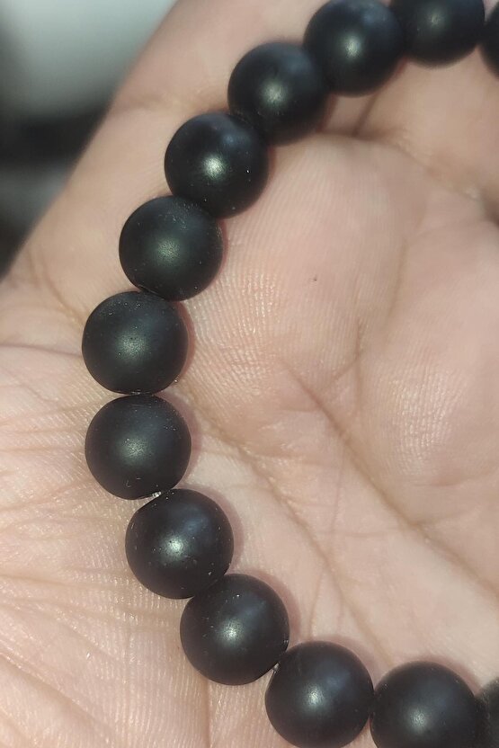Oniks Taşı 10 mm Mat Natural Doğaltaş Bileklik