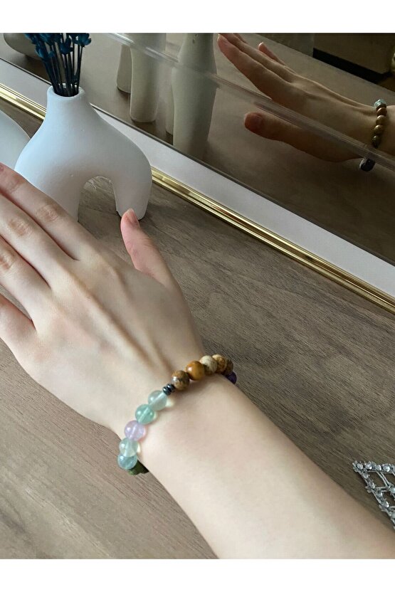 DOĞAL TAŞ KOVA BURCU BİLEKLİK