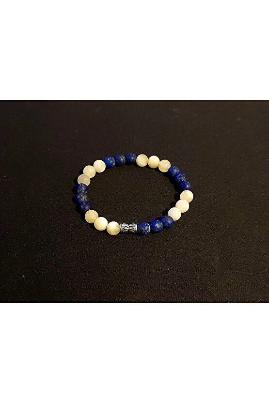 Takım Doğal Taş Bileklik (KALSİT LAPİS LAZULİ TAŞI) 8mm