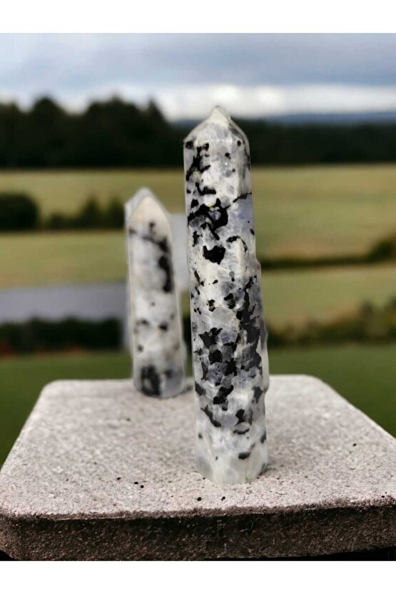 AY  TAŞI DOĞAL TAŞ KAZIK (SERTİFİKALI) KULE