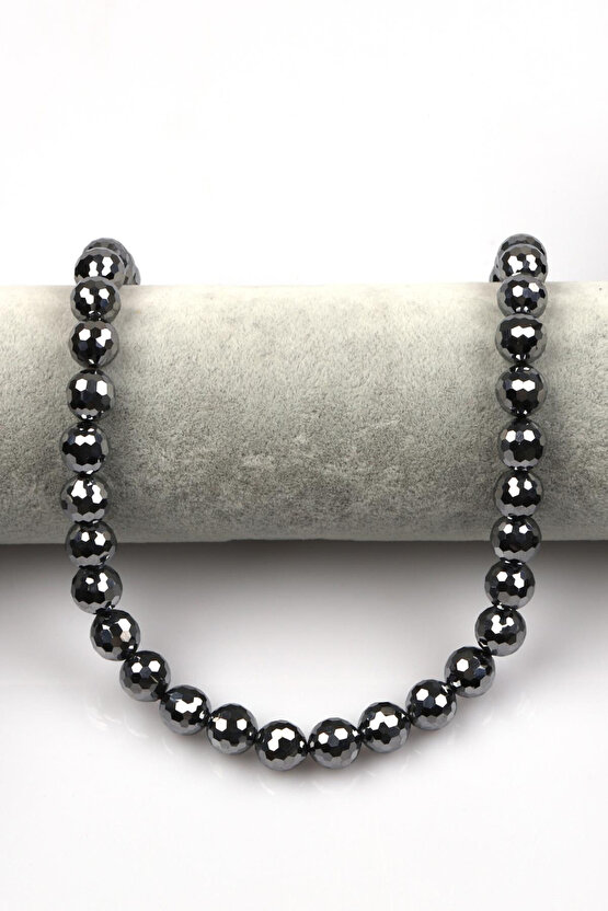 Terahertz Doğal Taş Dizi 10 mm Fasetli Küre Kesim