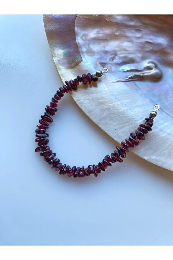 Lal (Granat) Kırıktaş Doğal Taş Set