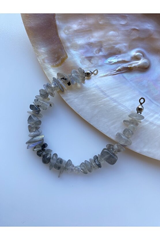 Labradorit Kırıktaş Doğal Taş Set