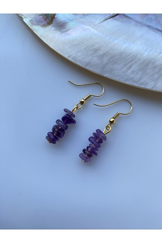 Ametist Kırıktaş Doğal Taş Set