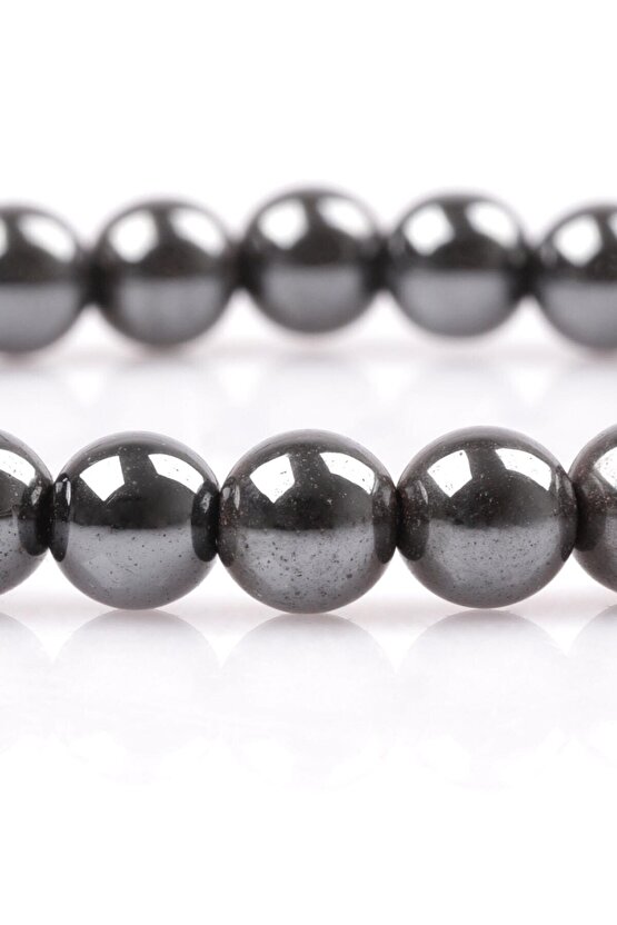 Hematit Doğal Taş Bileklik 6 mm