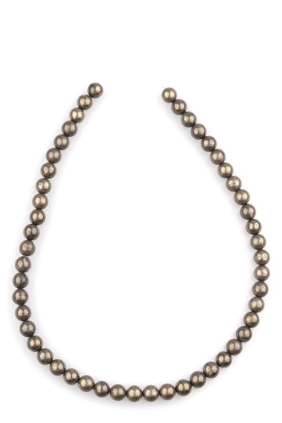 Pirit Doğal Taş Dizi 8 Mm Küre Kesim