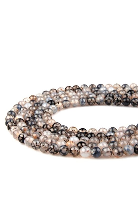 Akik Doğal Taş Dizi 8 Mm Küre Kesim