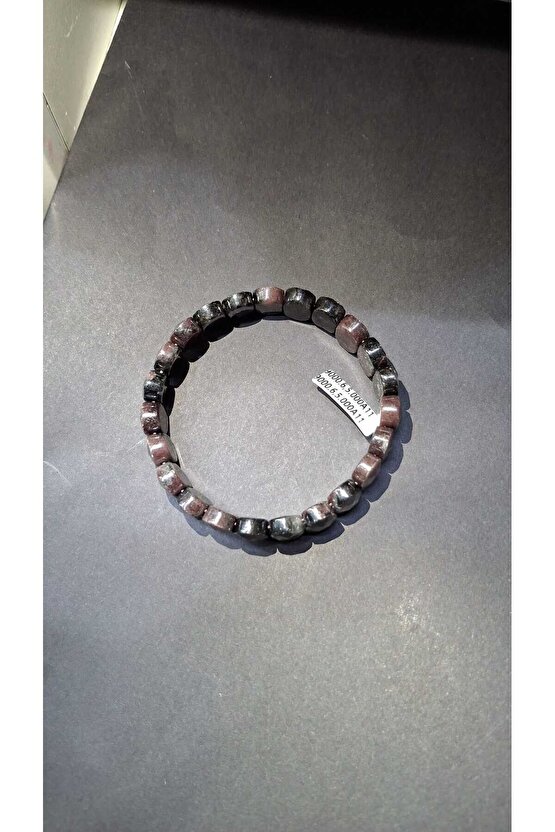 Lalm Granat Rolex 8 X 14 Mm Özel Kesim Doğal Taş Bileklik