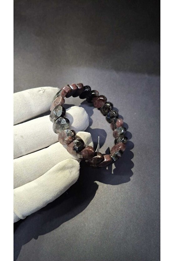 Lalm Granat Rolex 8 X 14 Mm Özel Kesim Doğal Taş Bileklik