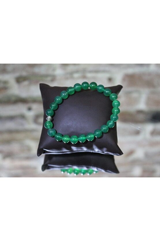 Aqua Store Yeşil Akik Taşı Bileklik 8 mm