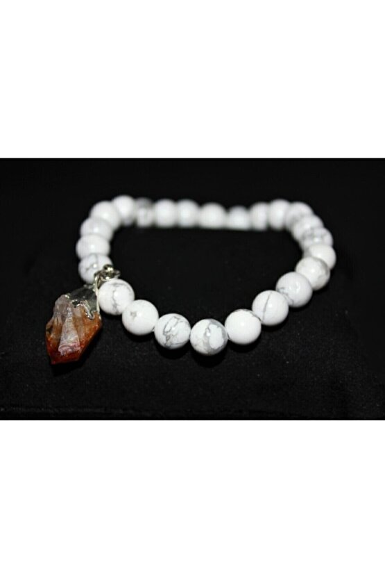 Havlit Sallantılı Sitrin Bileklik (8mm)