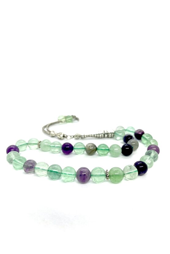 Doğal Florit Taşı Tesbih