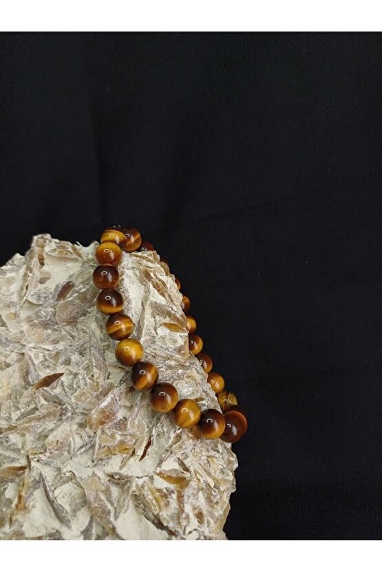 8M KAPLAN GÖZÜ DOĞAL TAŞ BİLEKLİK