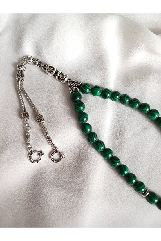 MALAKİT DOĞAL TAŞ TESPİH