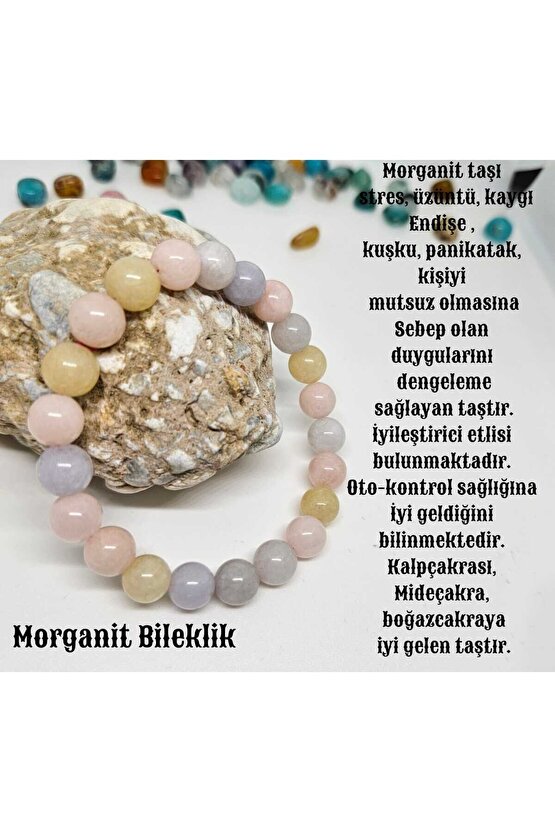 Morganit  Bileklik