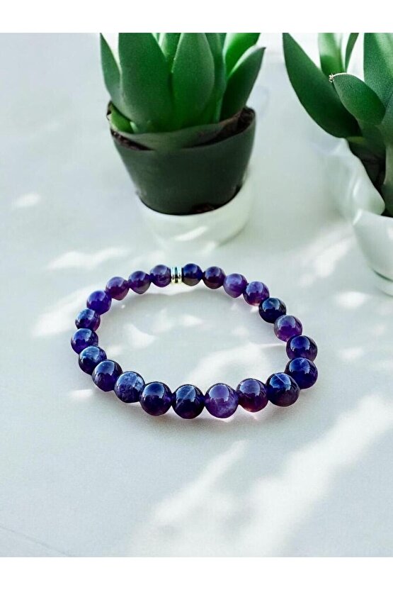 AB+ AMETİST BİLEKLİK