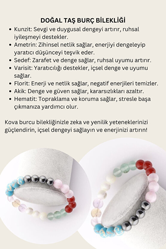 -YENİLİK VE ZEKA-Kova Burcu Taşlarından Oluşan Doğal Taş