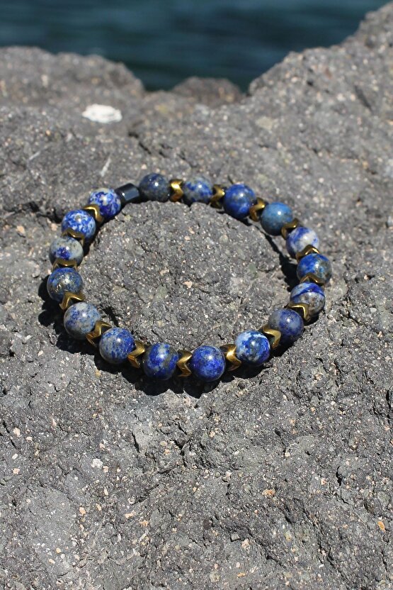 Lapis Lazuli Doğaltaş 8 Mm Küre Kesim