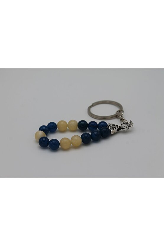 Taraftar Akik Kalsit Doğaltaş Anahtarlık