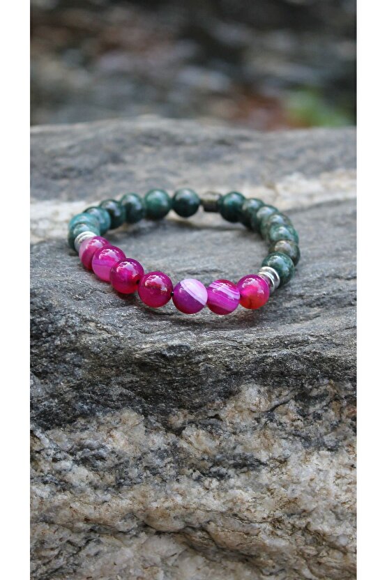 Apatit Akik Doğaltaş Bileklik