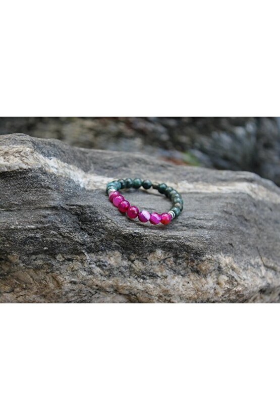 Apatit Akik Doğaltaş Bileklik