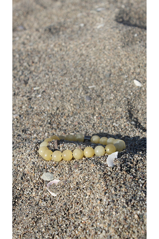 Kalsit Doğaltaş Zihin Temizliği Bileklik