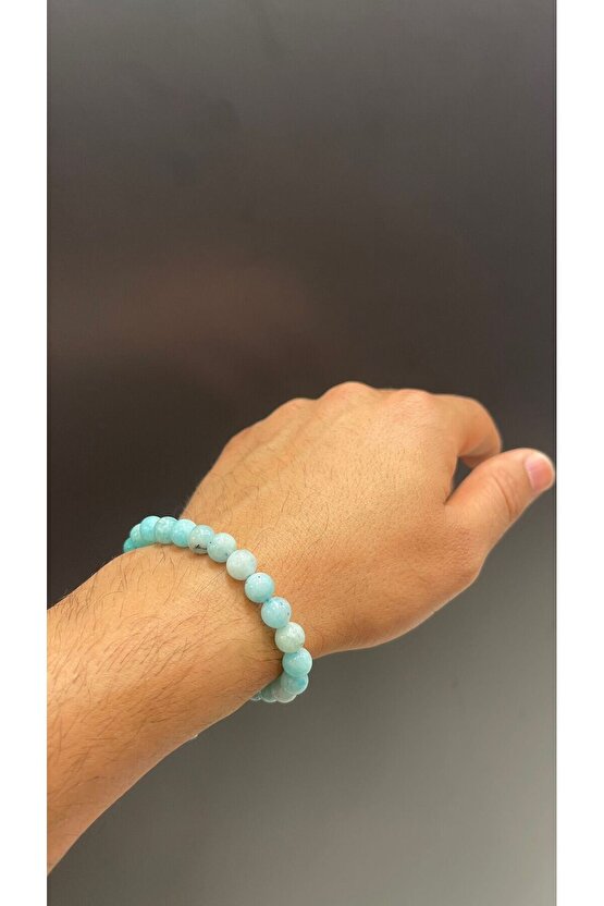 AuraStone Amazonit 8mm Doğaltaş Bilekilk