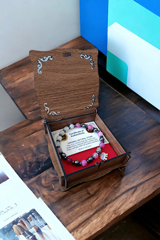 Para Bereket Tılsım Bilekliği Sitrin Taşı Akik Taşı Hematit Taşı Bilekliği Doğal Taş Bilekliği