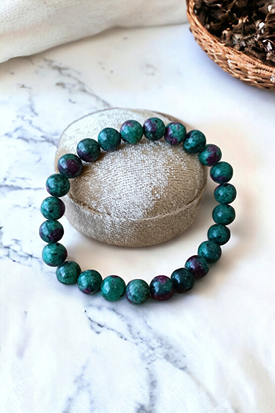 Epidot Taşı Rüya Kuvars Taşı Orijinal Gerçek Doğal Taş Bileklik Depresyon Zihin Açıcı Bileklik