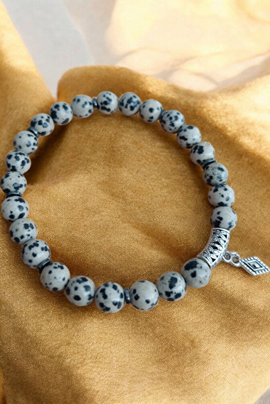 Bıldırcın Bileklik Orijinal Doğal Taş Kaliteli Gerçek Hakiki Taş Bileklik 8 mm Taş