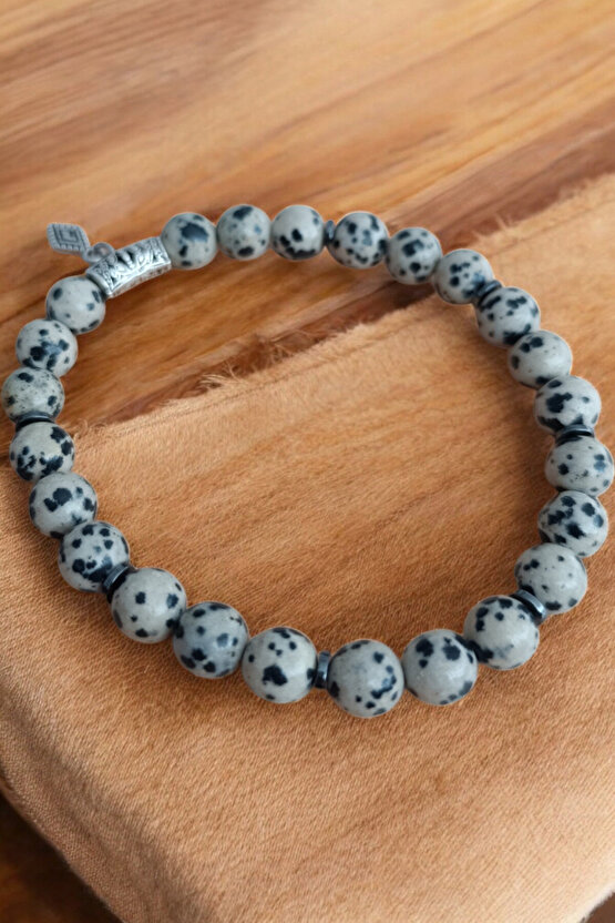 Bıldırcın Bileklik Orijinal Doğal Taş Kaliteli Gerçek Hakiki Taş Bileklik 8 mm Taş