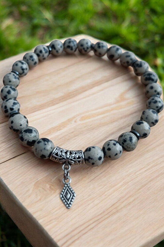 Bıldırcın Bileklik Orijinal Doğal Taş Kaliteli Gerçek Hakiki Taş Bileklik 8 mm Taş