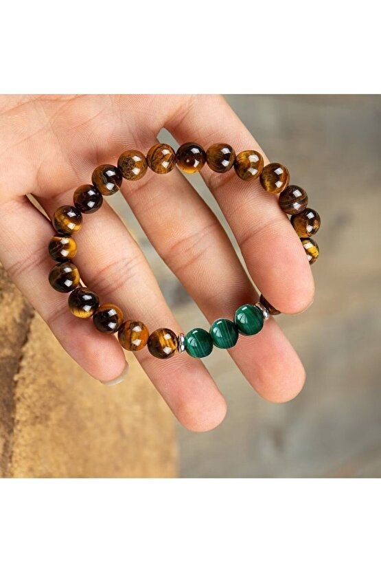 Kaplangözü - Malahit Doğal Taş Bileklik