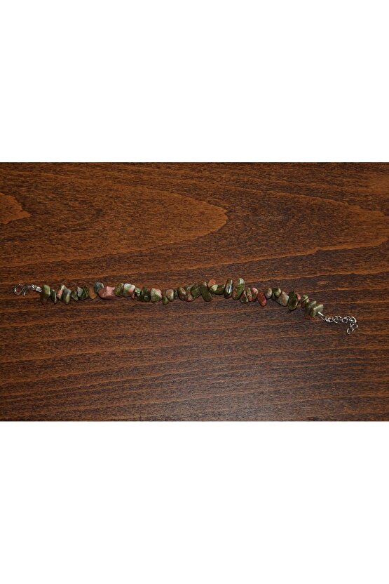 Unakit Taşı Kırık Taşlı Bileklik